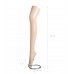 FixtureDisplays® Plastic Mannequin Leg for Display, Commercial Female Standing Leg with Metal Rack, Fleshtone Christmas Leg Lamp DIY 18139